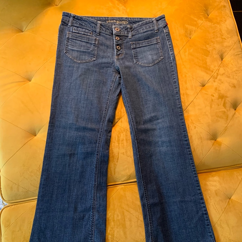 American Eagle wide leg jeans